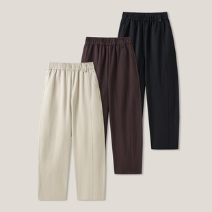 休闲裤 百搭弯刀裤 纯色松紧腰时尚 ss26613 花花推荐