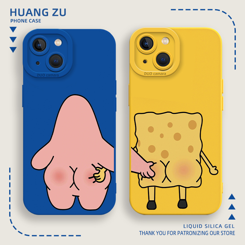 海绵宝宝手机壳情侣可爱派大星