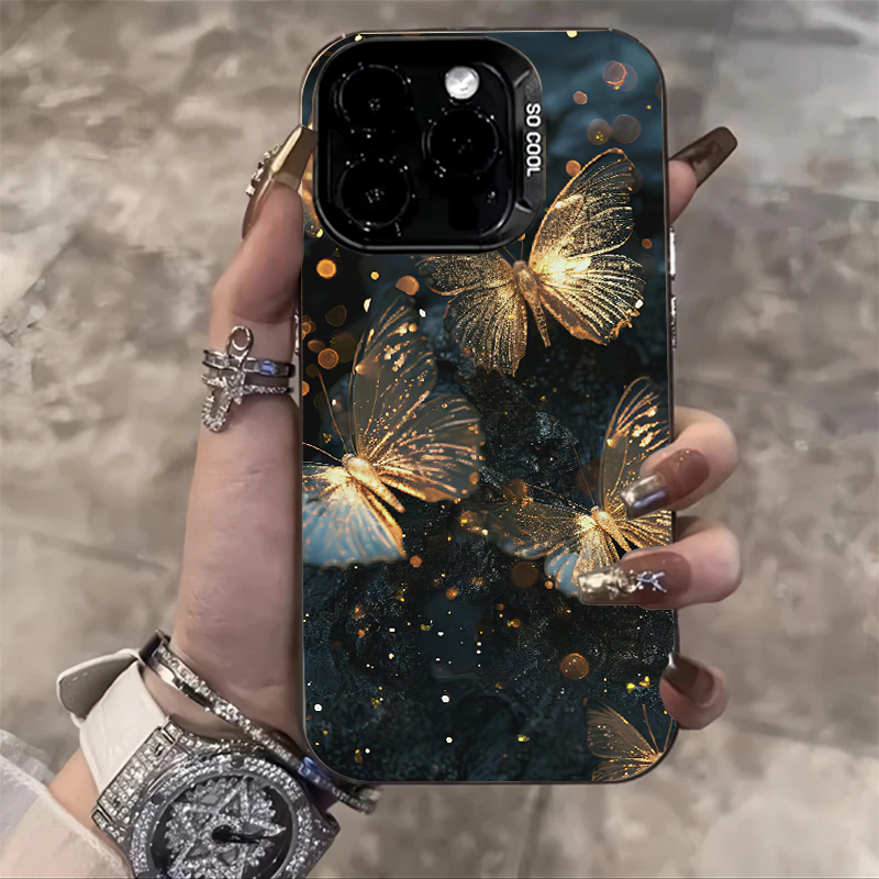 蝴蝶手机壳吸金招财转运高级感