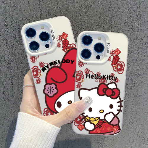 三丽鸥手机壳新年库洛米美乐蒂