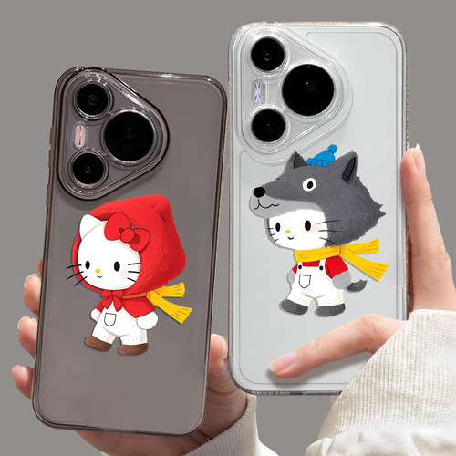 适用hellokitty手机壳情侣小红帽