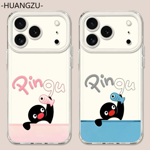 适用pingu情侣手机壳创意趣味