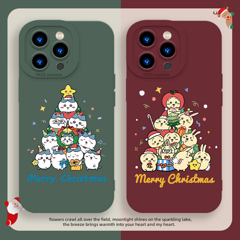 圣诞乌萨奇手机壳可爱小八圣诞树