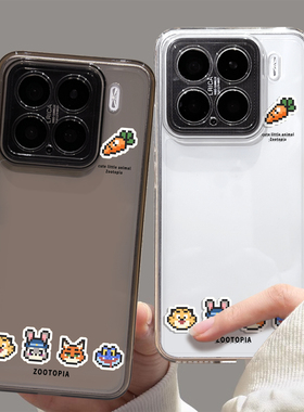 拼豆疯狂动物城适用小米17promax手机壳15红米k80尼克turbo4pro朱迪k90盖瑞note13pro/14ultra/k70/12/k60/50