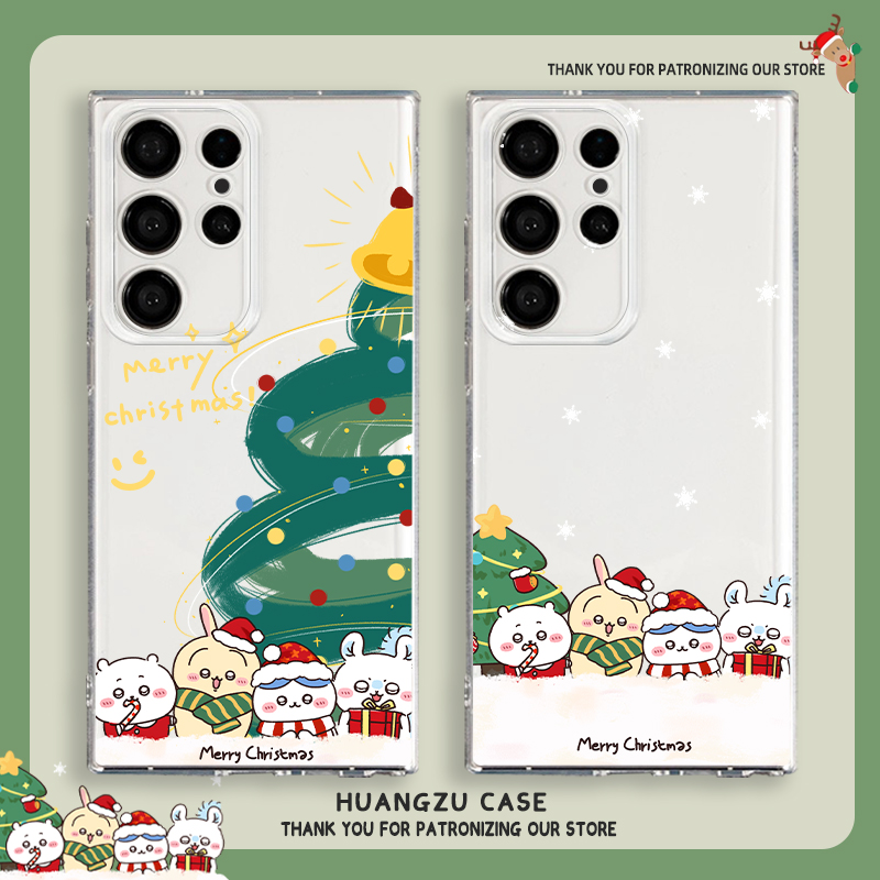 圣诞手机壳乌萨奇可爱圣诞树情侣