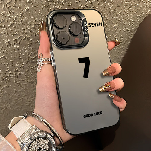 数字手机壳幸运创意个性情侣简约