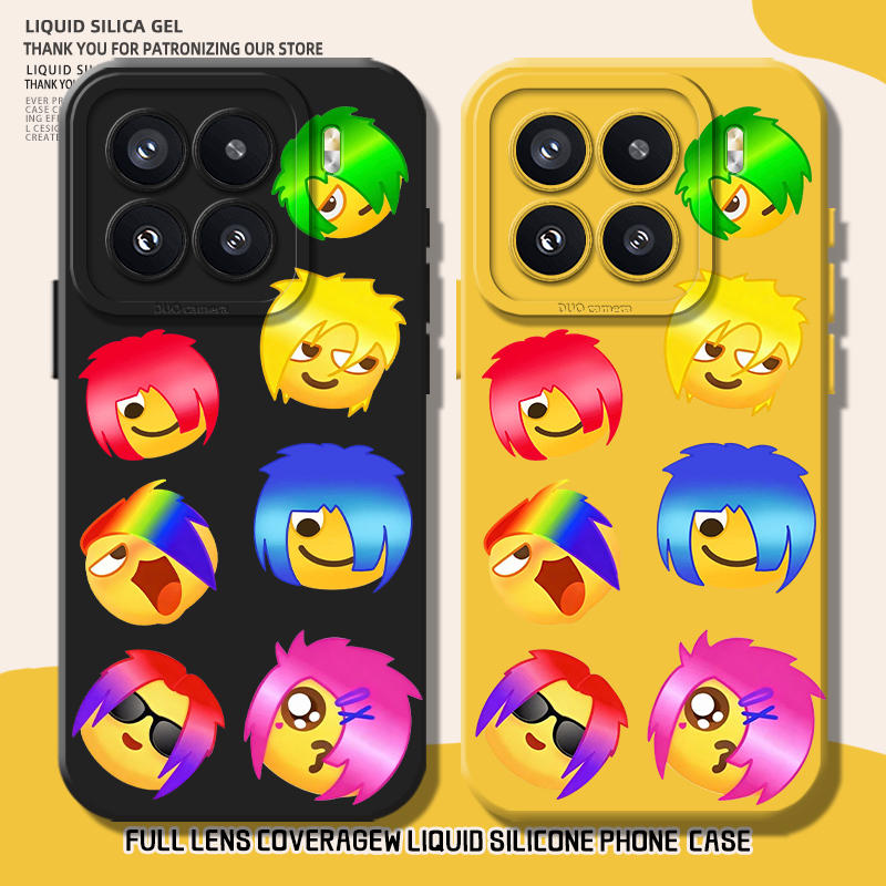 适用杀马特表情包手机壳非主流