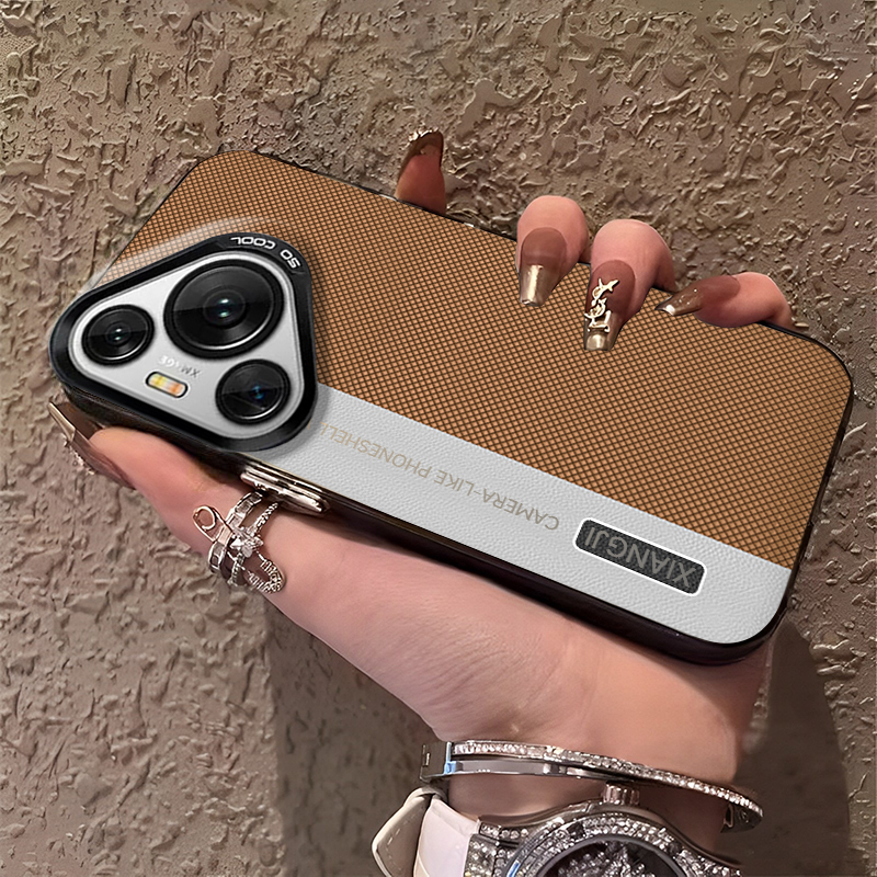 适用莱卡相机手机壳拼接商务创意