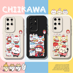 s22ultra 麦门chiikawa适用三星s25ultra手机壳s24ultra乌萨奇s23ultra小八s24可爱s25卡通23情侣24 s25plus