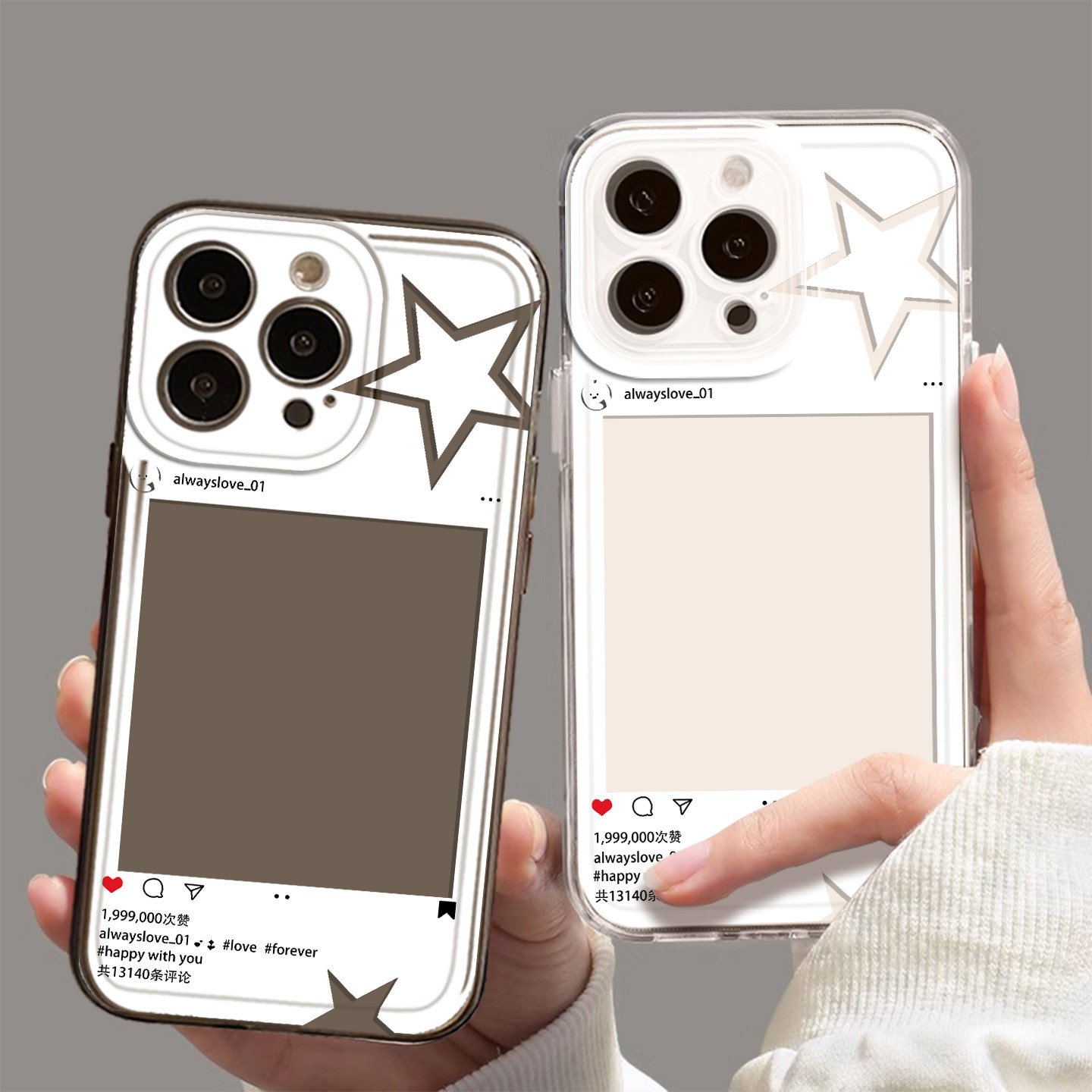 星星相框适用苹果17promax手机壳iphone13拍立得vivox200可放小卡s50照片oppofindx8s/reno15一加iqooz9turbo,3C数码配件,手机保护套/壳,淘宝优惠券,粉丝福利购,淘宝优惠卷