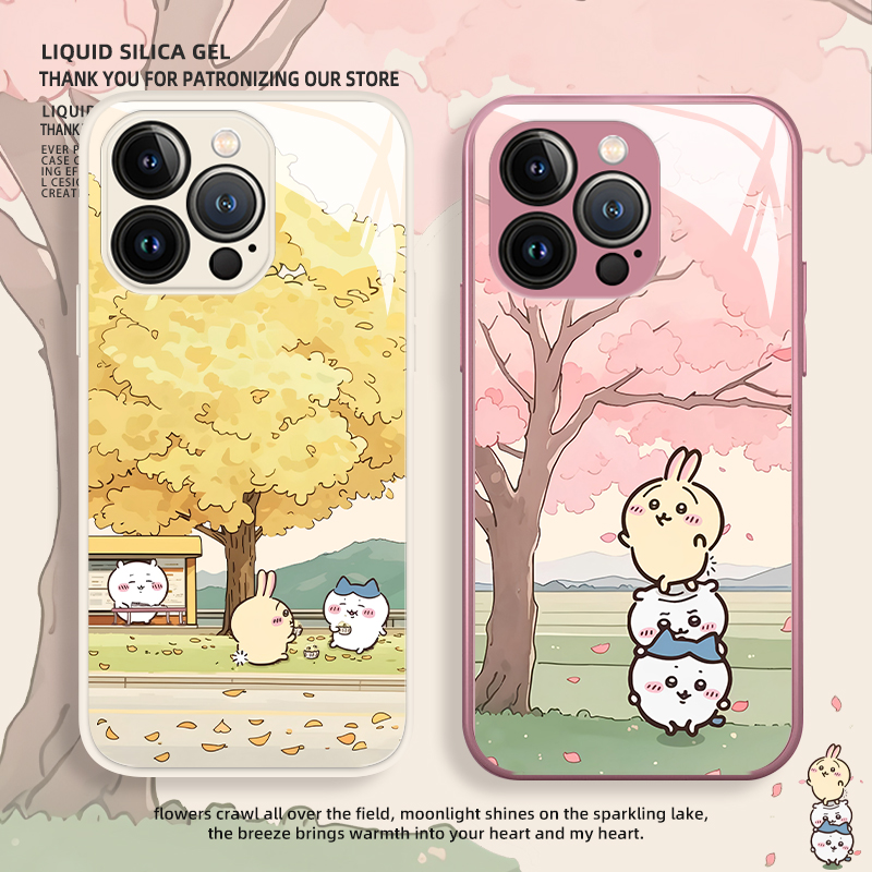 chiikawa乌萨奇适用苹果17promax手机壳iphone15小米17华为pura70小八mate情侣oppo秋天vivo银杏树iqoo一加13