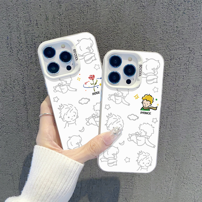 小王子手机壳情侣玫瑰可爱卡通
