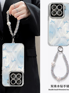 蝴蝶结手机壳适用小米14粉色15小清新13多巴胺15pro蓝色14pro黑色波点11少女10/13pro/12/12spro/12x/15pro套