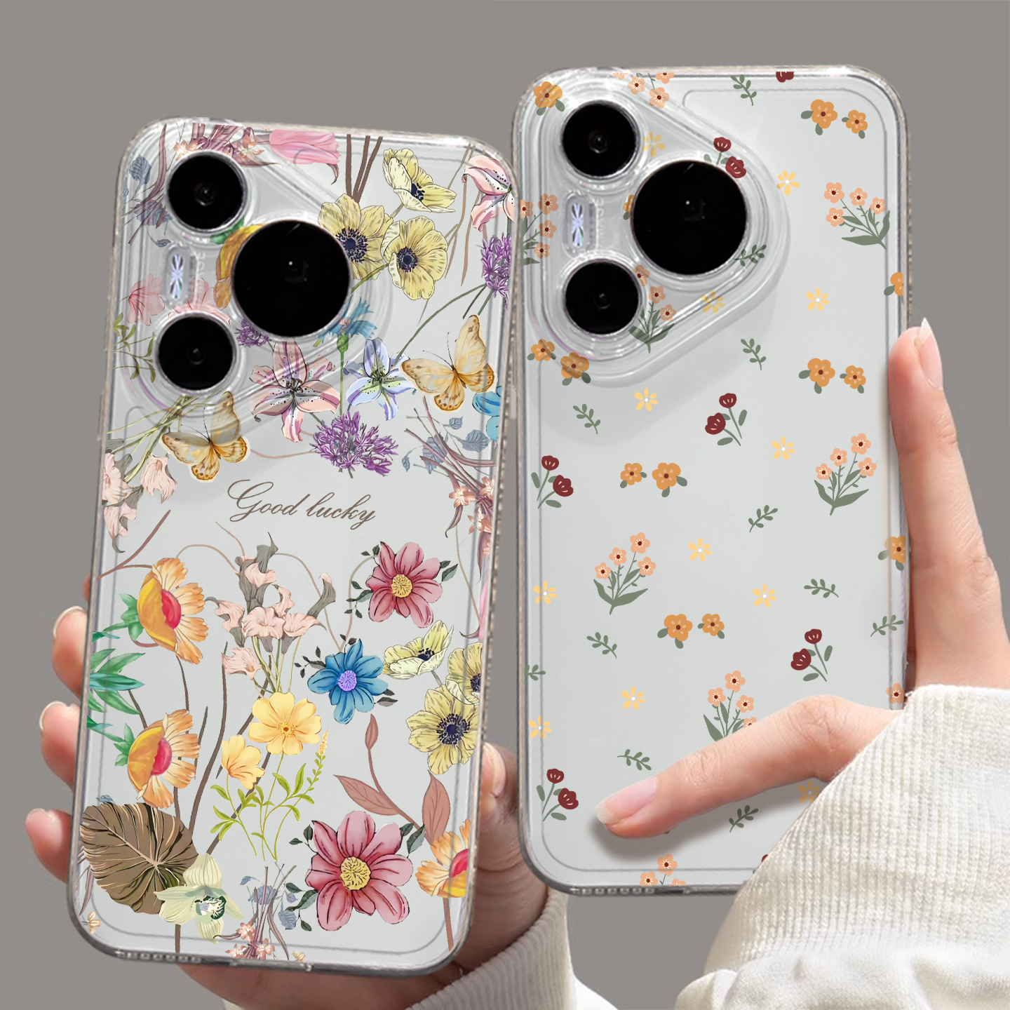 适用碎花手机壳小清新女款气质