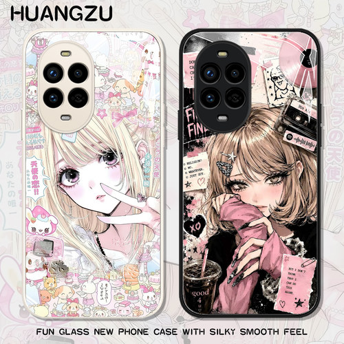 适用动漫古早少女手机壳萌系