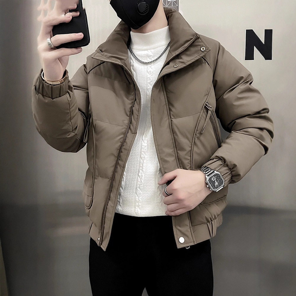 加厚棉衣男冬季外套潮牌痞帅爆款羽绒棉服高级感男士冬装短款棉袄