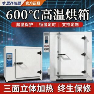高温恒温干燥箱实验室小型烤箱500度600℃工业用特氟龙大型烘箱