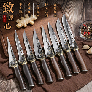 剔骨刀屠夫卖肉锻打杀猪刀商用专业剃骨刀不锈钢猪肉分割专用刀