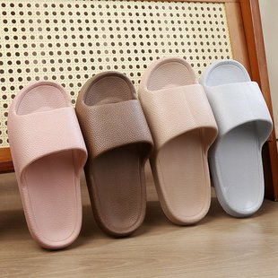 仿皮凉拖鞋 法式 女夏家居情侣防滑室内浴室EVA男洗澡凉拖工厂整箱