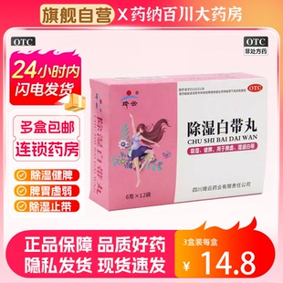 琦云除湿白带丸6g*12袋/盒健脾益气除湿止带白质稀量多白带异常