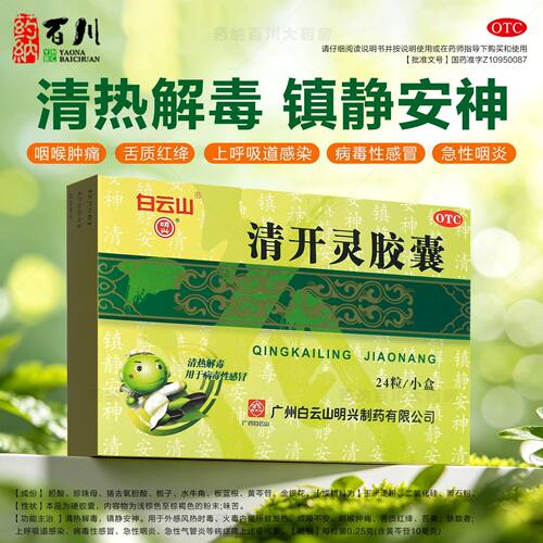 清热解毒外感风热咽感冒发烧发热气管炎