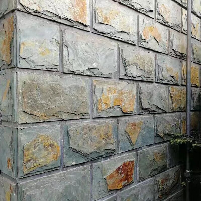 天然蘑菇石外墙砖别墅庭院室外花园仿古砖文化石室内背景墙石材