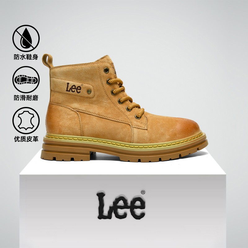Lee复古大黄靴2024马丁靴