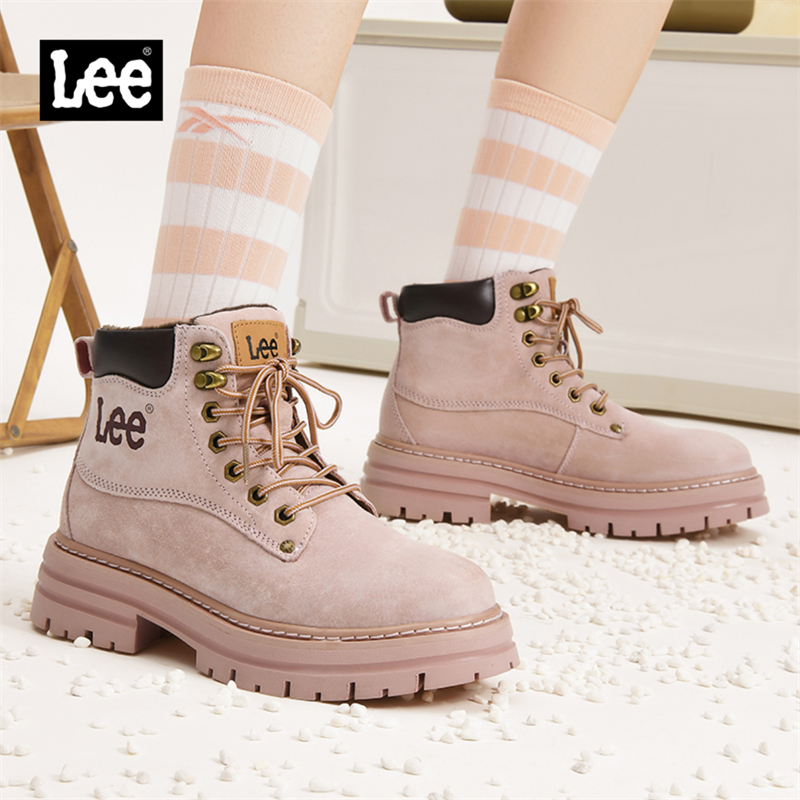 Lee全内里加绒保暖马丁靴女单靴