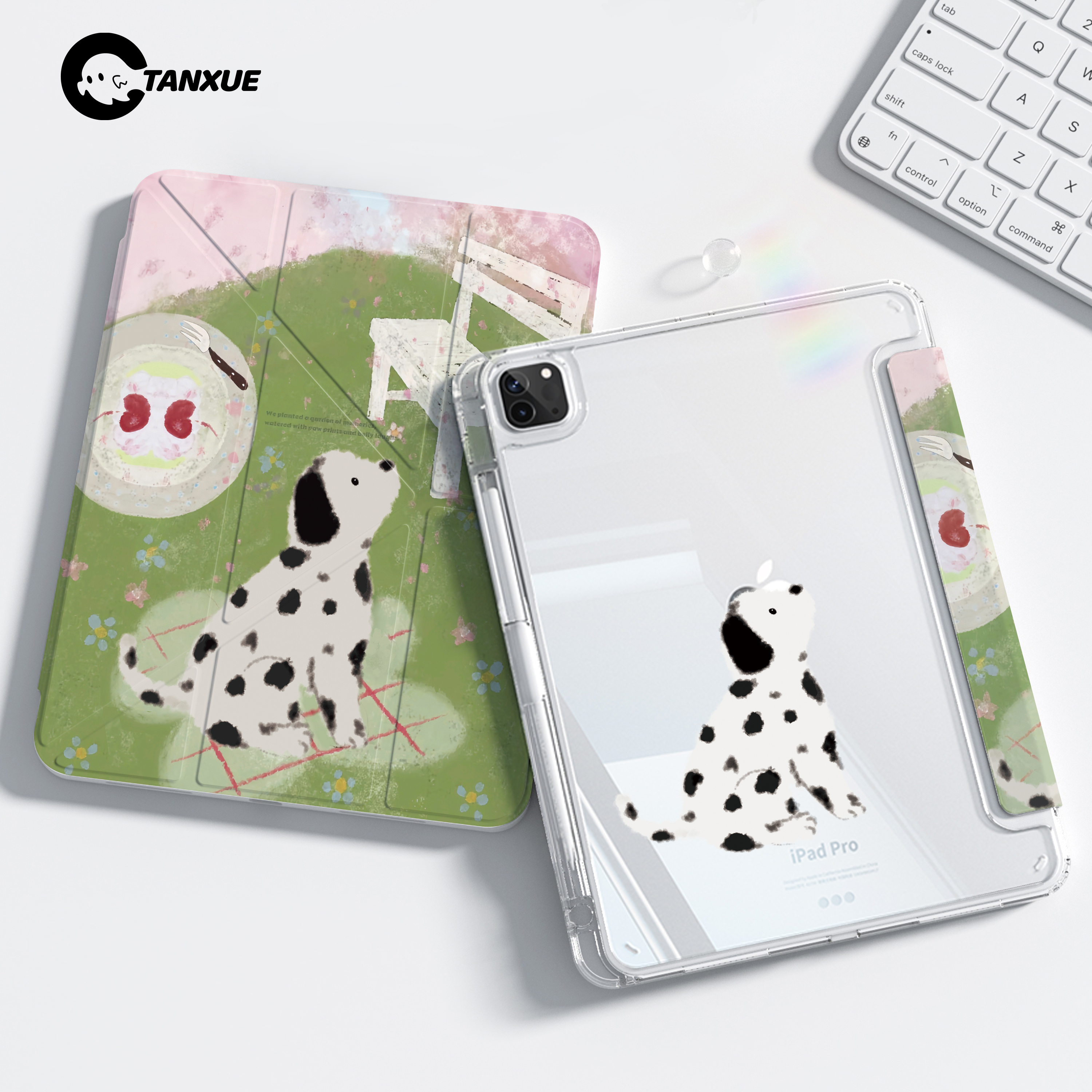 【水晶苹果】Y型三折平板保护壳