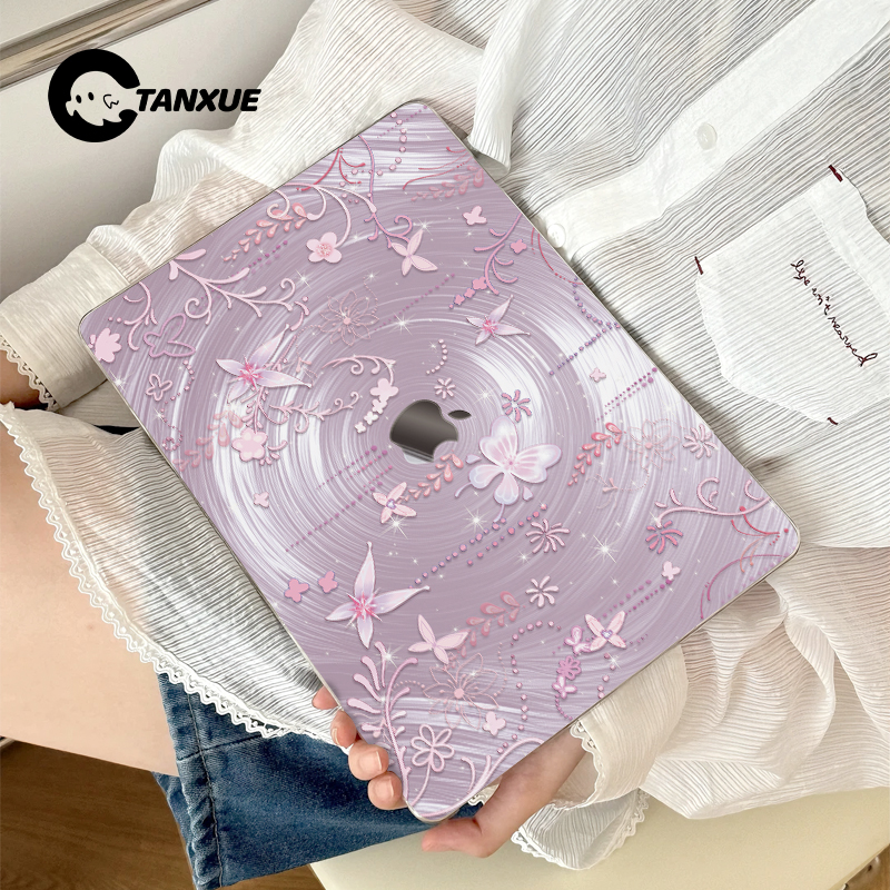 【冰感蝴蝶花】冰透磨砂保护壳