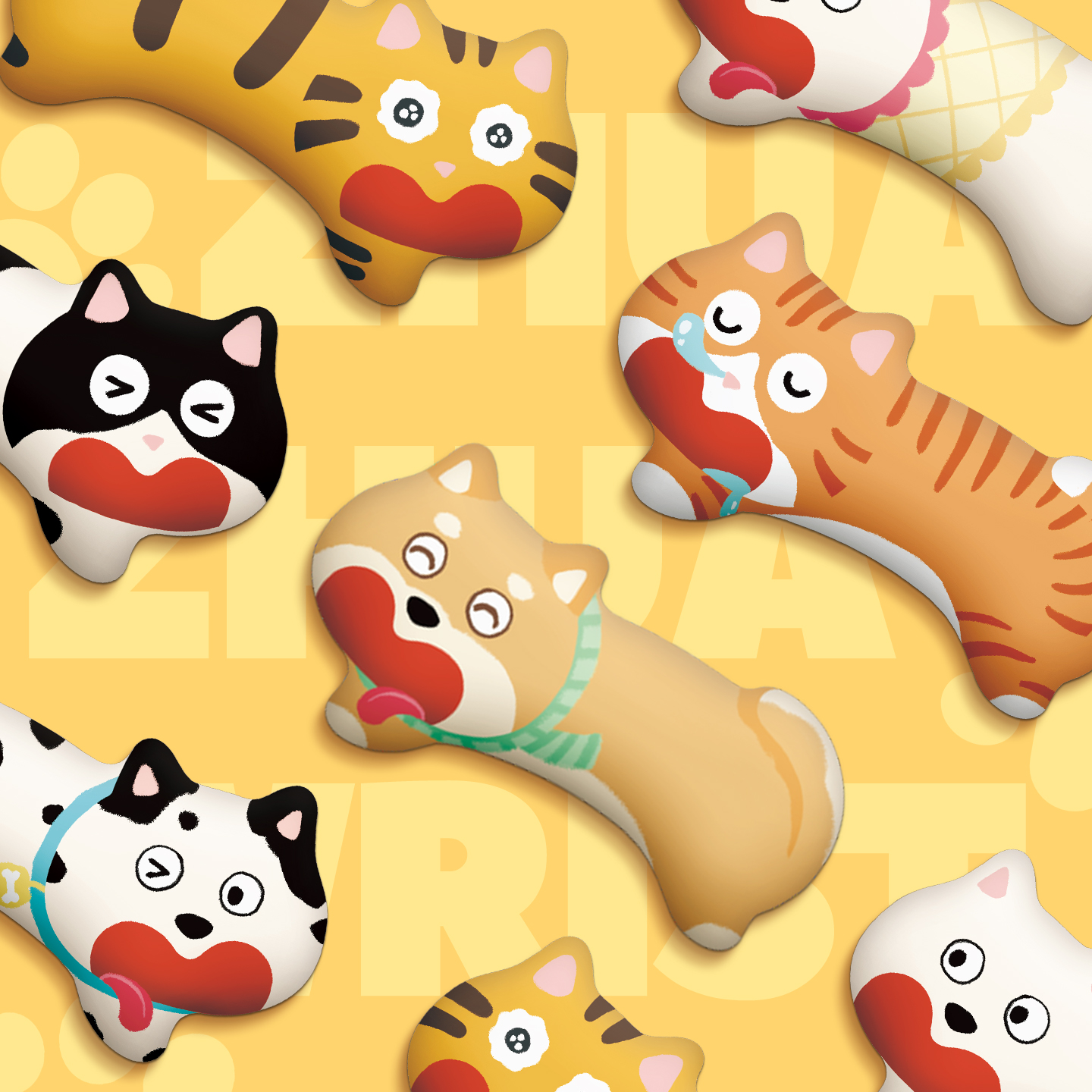 【软萌主理人】护腕鼠标垫