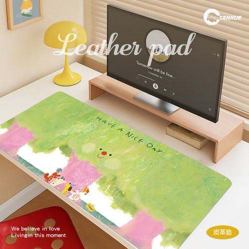 【ins红鼻子树】防水刮皮革桌垫