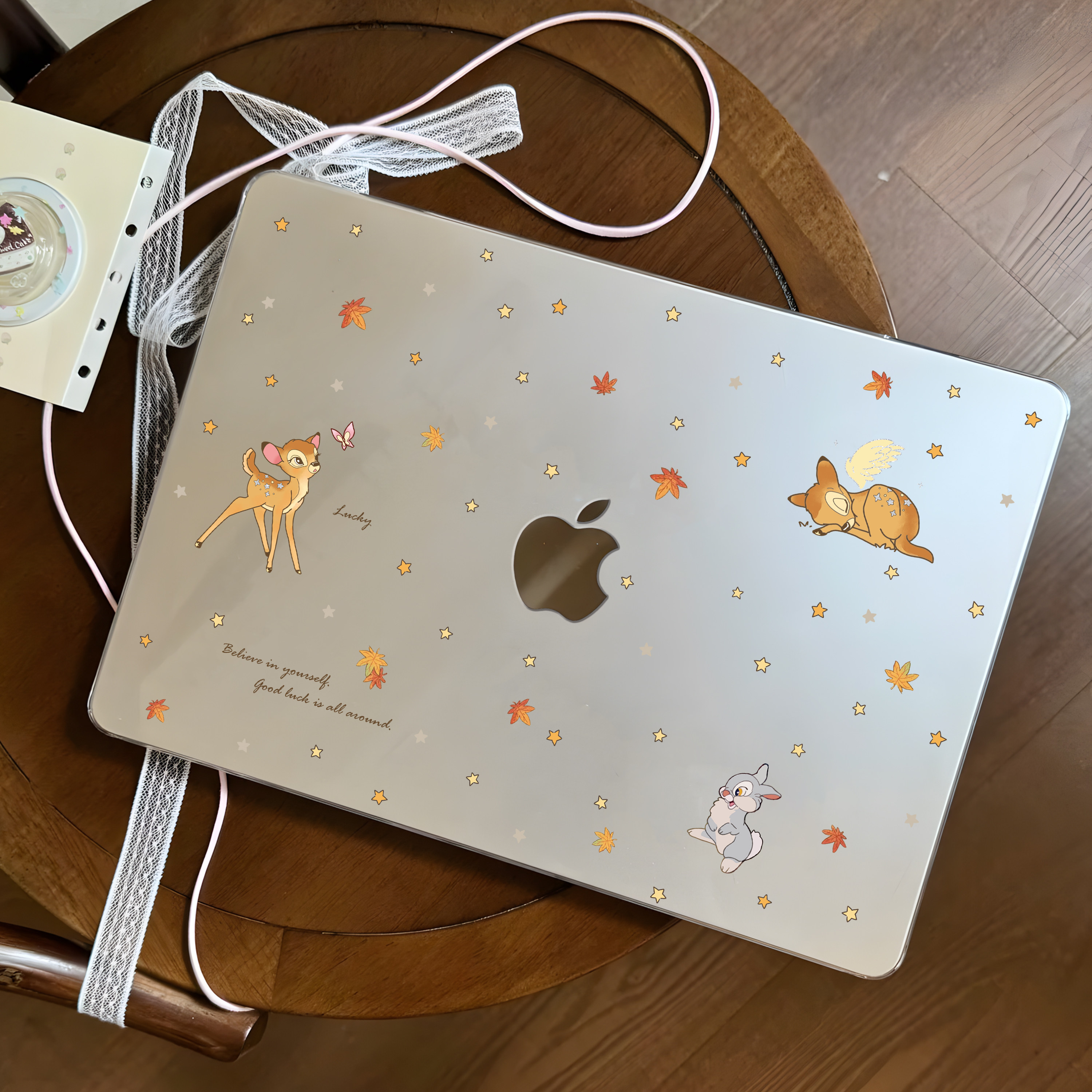 ins小鹿斑比适用于苹果华为电脑macbook15保护壳mac笔记本新款2025檀雪M2pro15寸macbookair13膜M3轻薄冰晶壳,3C数码配件,笔记本保护壳,淘宝优惠券,粉丝福利购,淘宝优惠卷