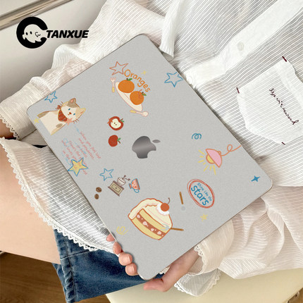 檀雪小猫日记适用于苹果华为电脑保护套macbookair15保护壳macbook14笔记本2025新款轻薄16寸云感磨砂保护壳