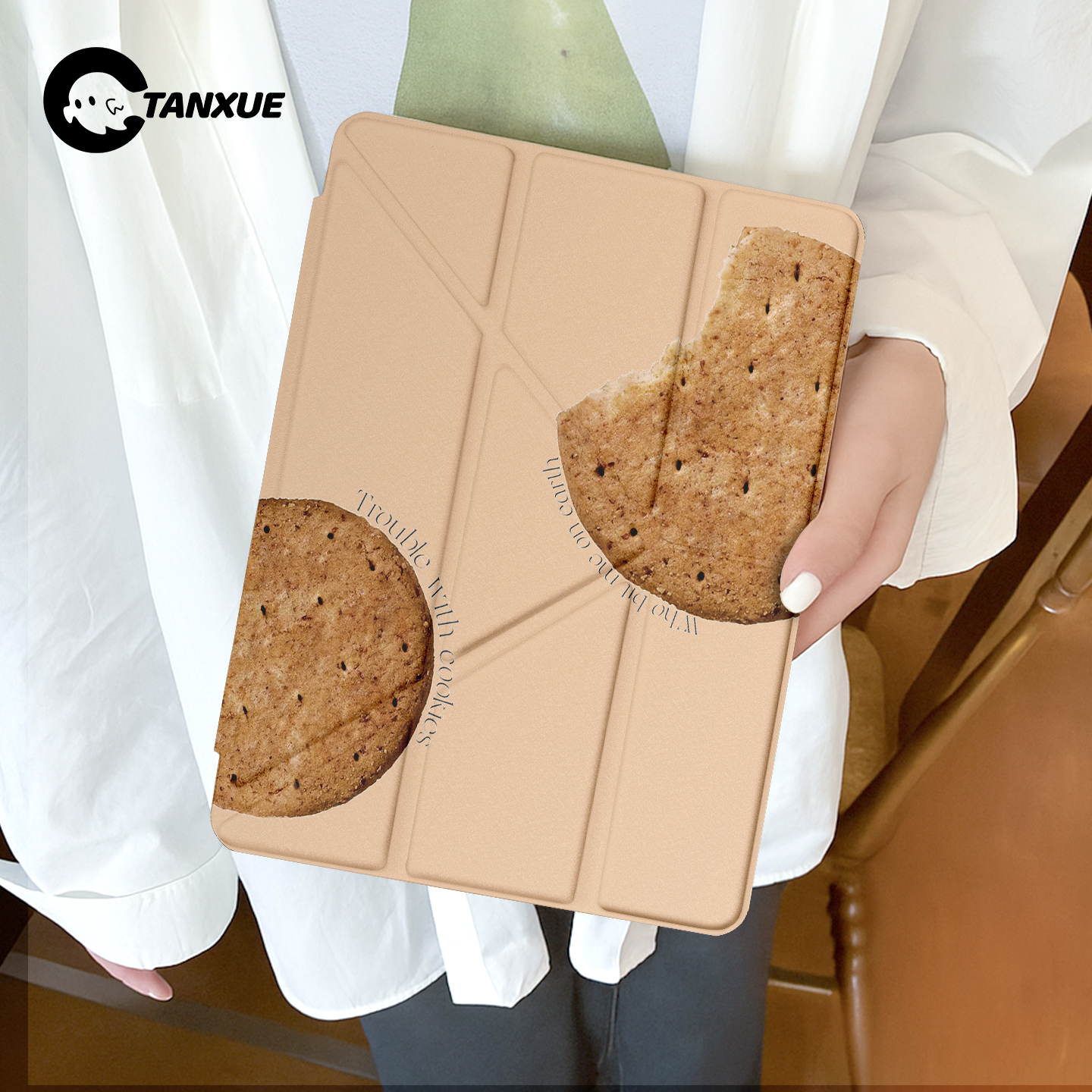 【小猫饼干】Y型三折平板保护壳