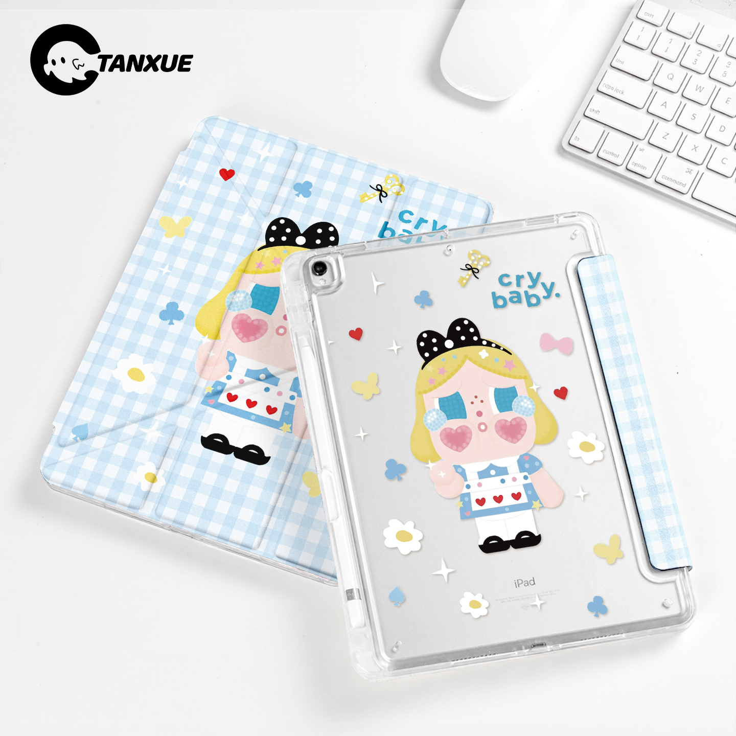 【哭泣宝宝】Y型三折平板保护壳