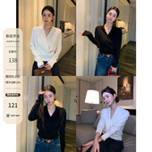 白水女针织毛衣女款 2025新款 秋冬内搭打底衫 HAMYIHO 羊毛长袖 上衣