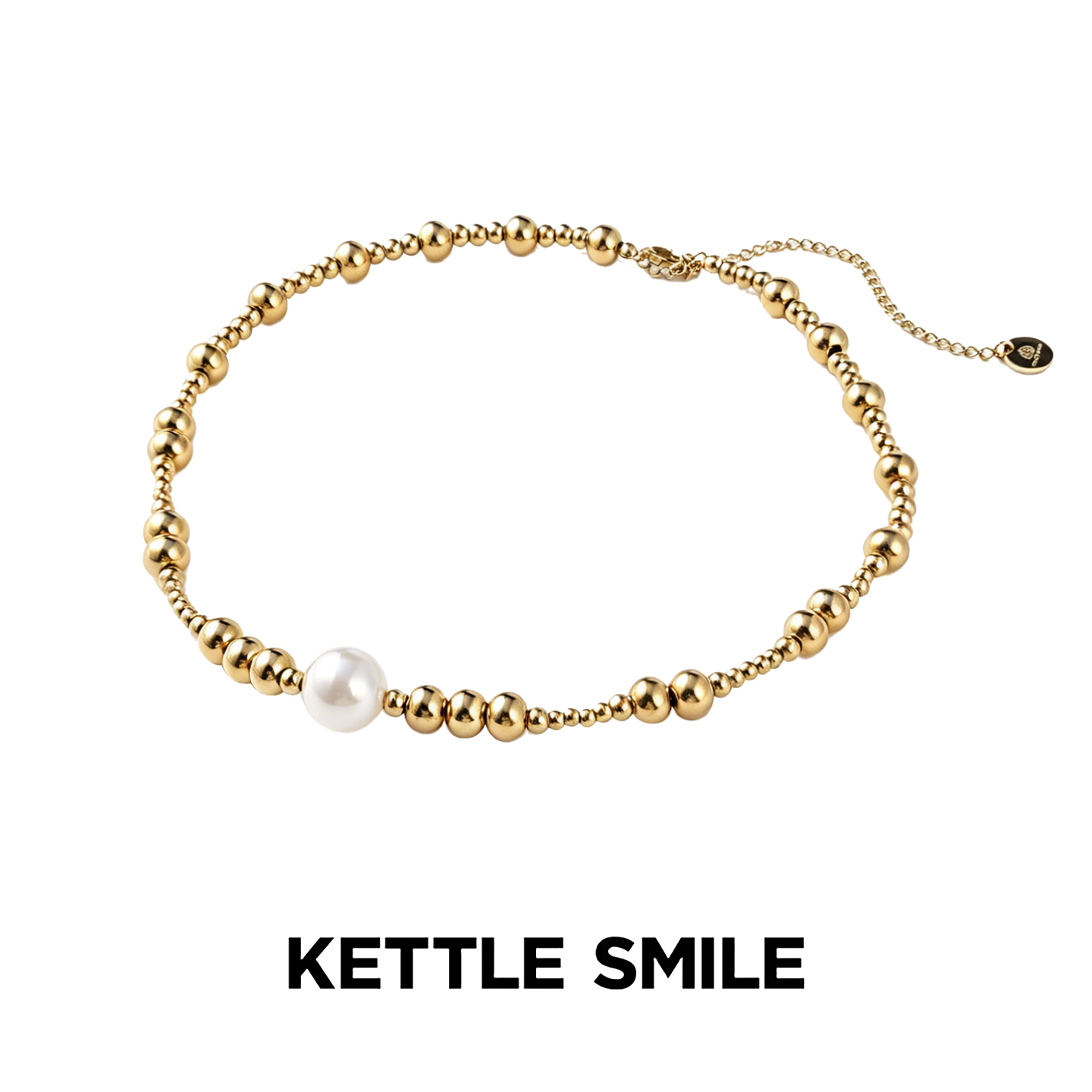KETTLE SMILE梦想市集系列浮光金属球项链