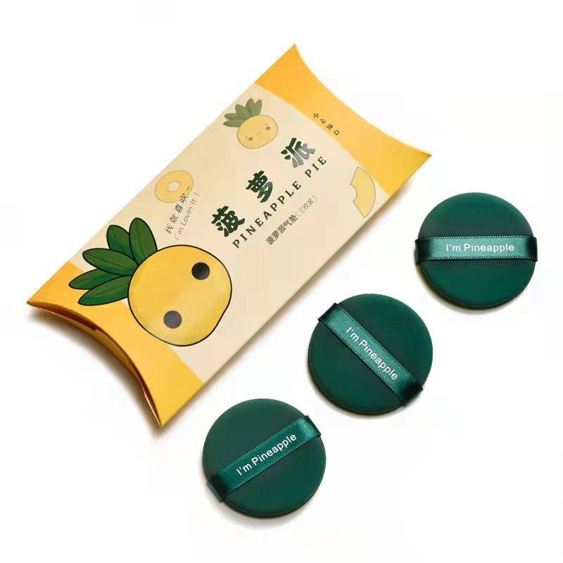 菠萝派气垫蛋黄派粉扑不吃粉底液专用干湿两用妖定妆海绵制散粉饼