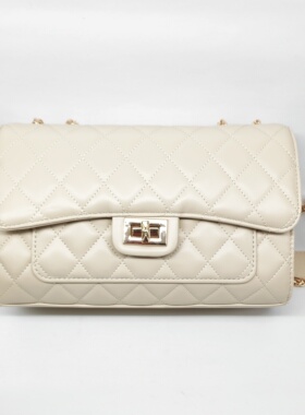 意尔康2025秋季新款女包时尚简约百搭斜挎包链条小方包56Y25238