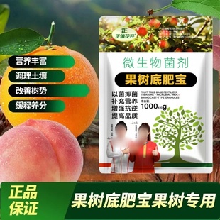 正值花开果树底肥宝微生物菌剂营养全面缓释长效强根壮树改良土壤