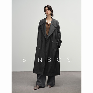 轻户外长款 新款 外套 高定哑光涂层全棉风衣女秋季 SINBOS逐鹭