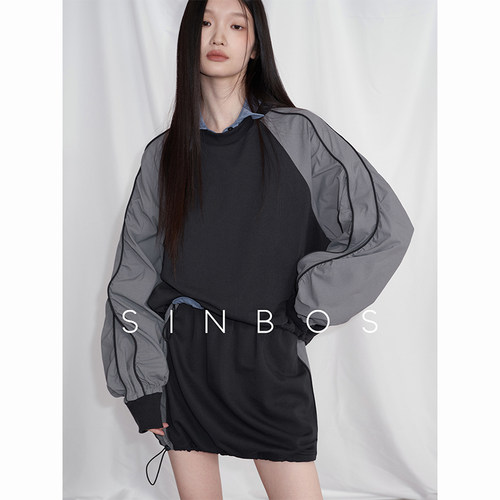 sinbos轻氧 户外风轻盈感定制可调节卫衣&半身裙套装女25秋季新款