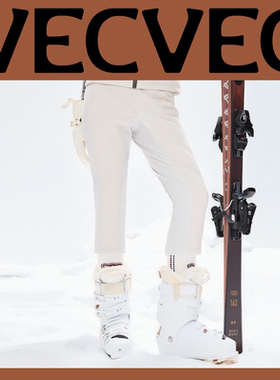 VECVEC滑雪保暖裤七分裤修身夹棉专业户外运动时尚舒适显瘦女冬季