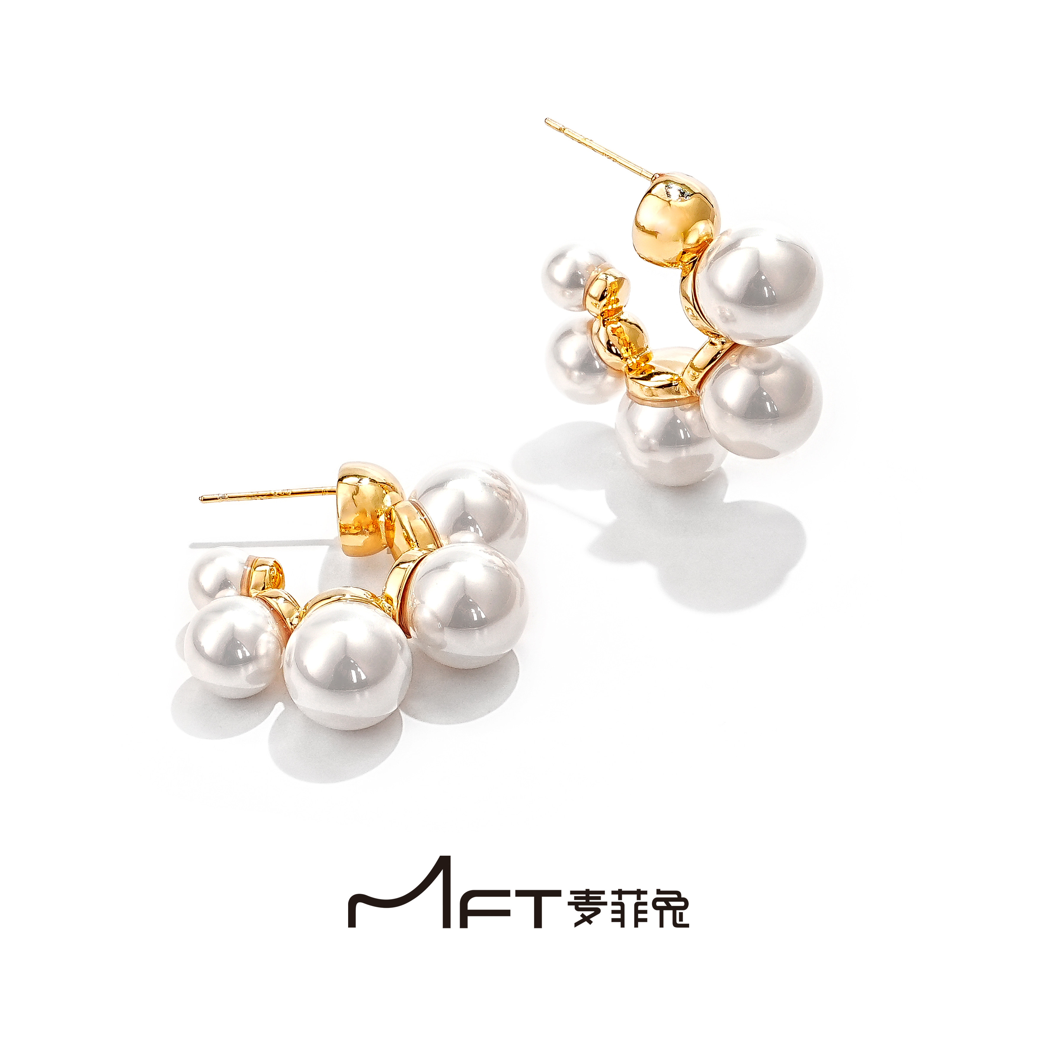 月牙团子2024新款通勤时尚百搭气质耳环耳饰,饰品/流行首饰/时尚饰品新,耳环,淘宝优惠券,粉丝福利购,淘宝优惠卷