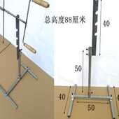 简易户外可拆装 不锈钢工字型烧烤网拍子烤羊腿乳猪支架烤全羊架子