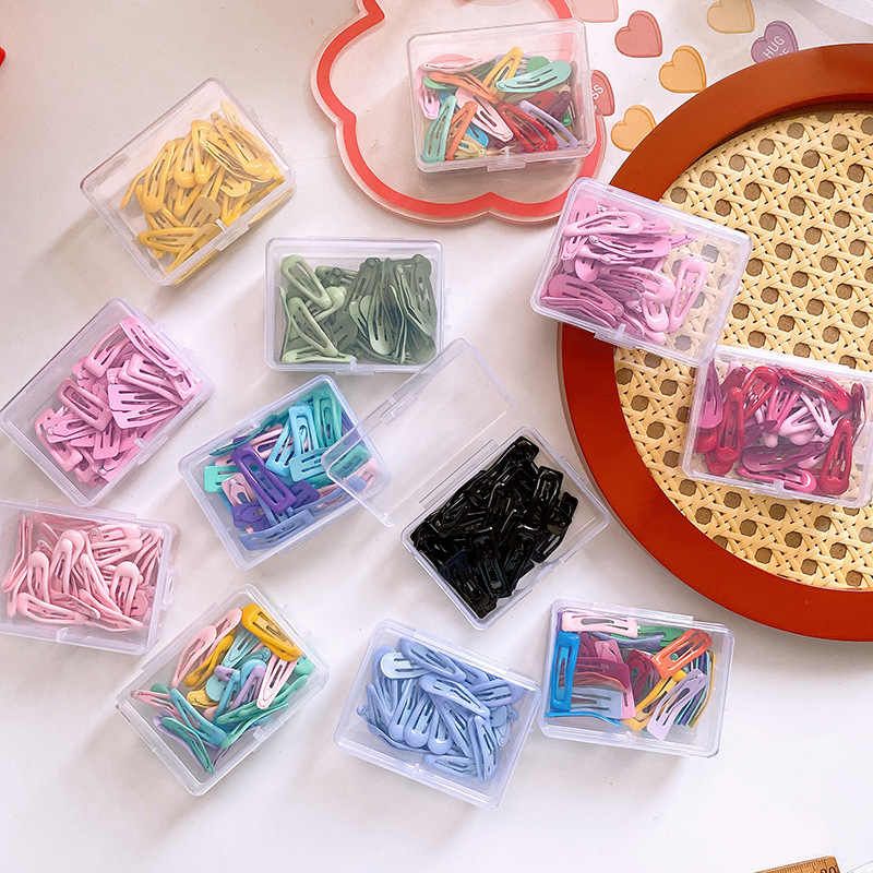 新品30个小号糖果色滴油儿童bb夹可爱迷你百搭刘海发夹发卡女童发