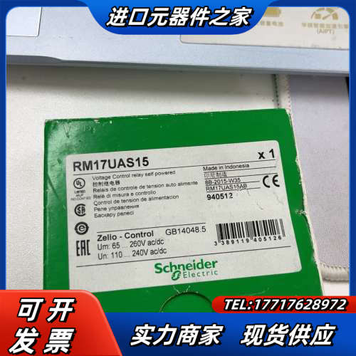 RM17UAS15测量与监控继电器，闲置1个 需要拍议价