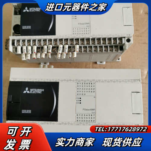 正品PLC现货2台FX3GA-60MR功能正常，实物议价