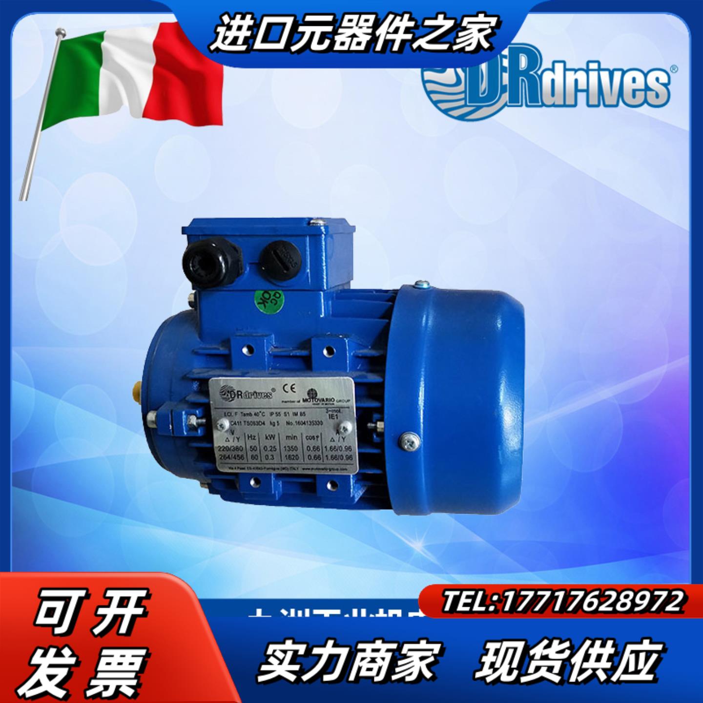 意大利DRDRIVES电机TS63B4 TS80B4 TS7议价